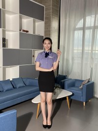 BD-MO-098 量身訂作前台制服 模特展示 訂購端莊大方制服 前台接待制服專門店